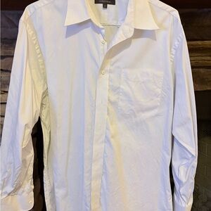Nordstrom Crisp White Men's Dress Shirt